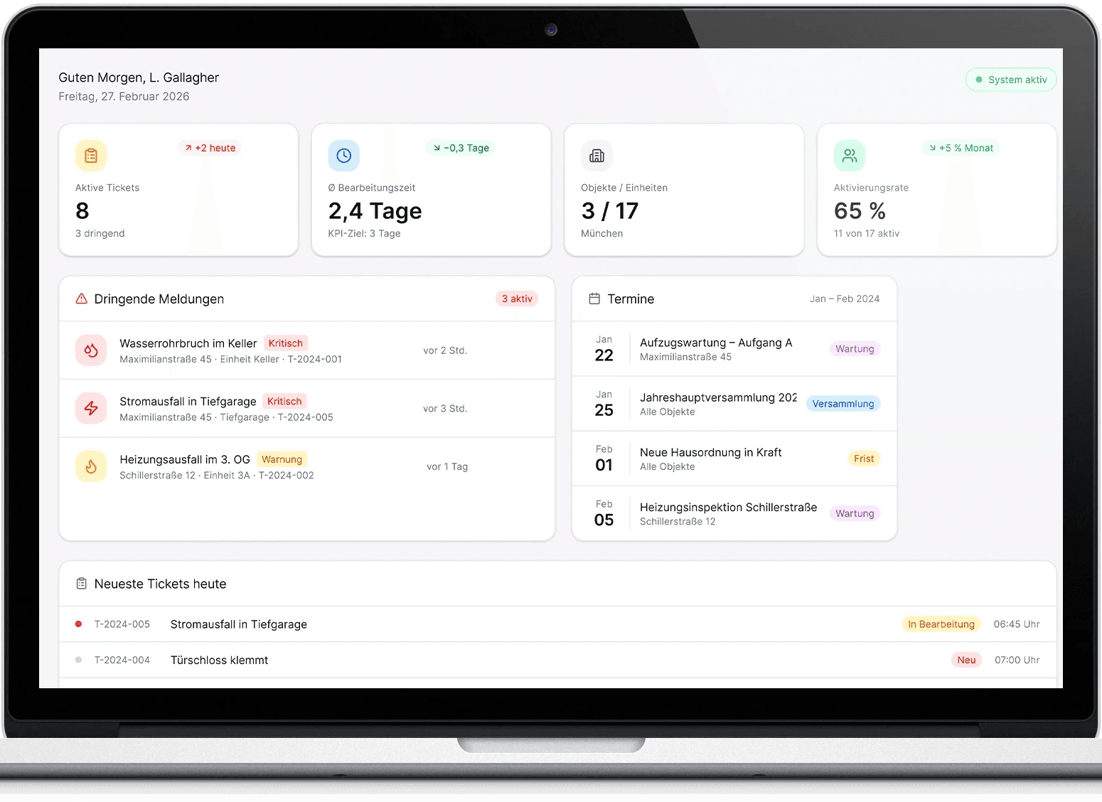 An image of Dreelio's dashboard