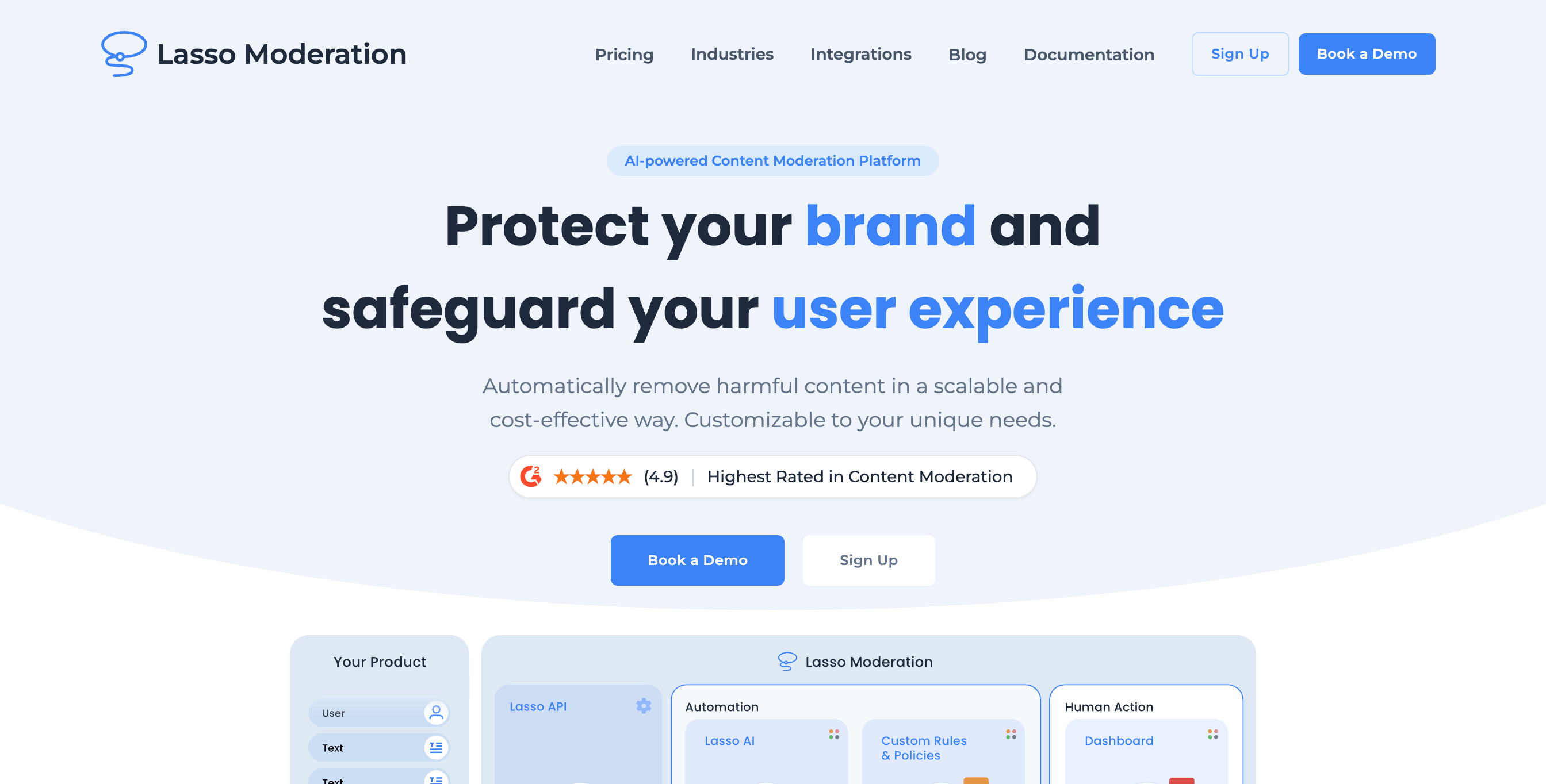 lasso moderation homepage