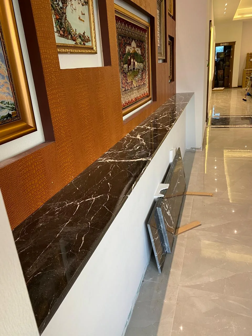 A black female model