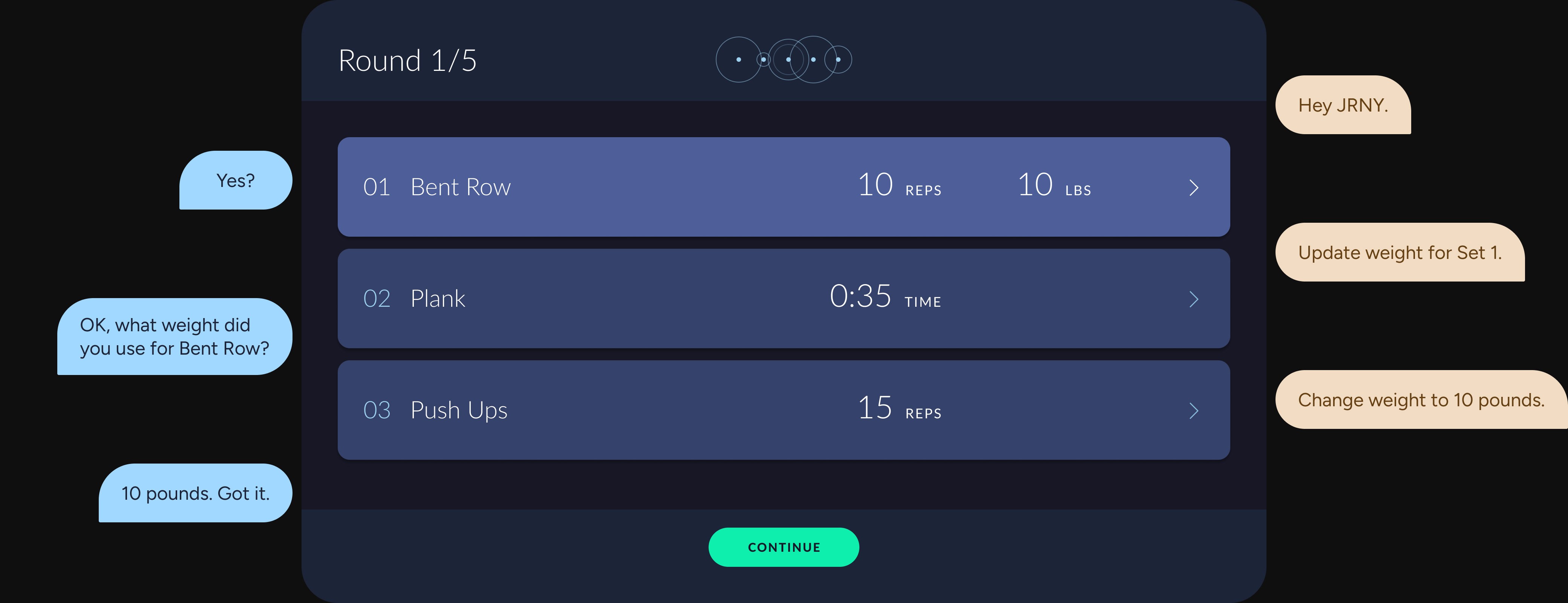 Voice control demo