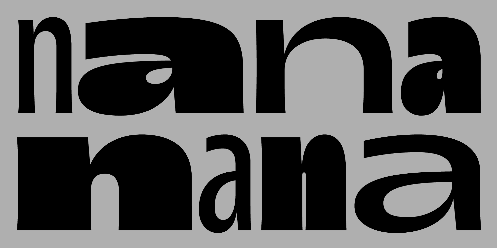 Development of Arlen variable sans serif typefamily