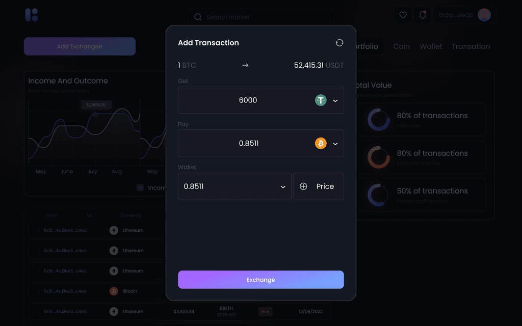 Add Transaction Modal