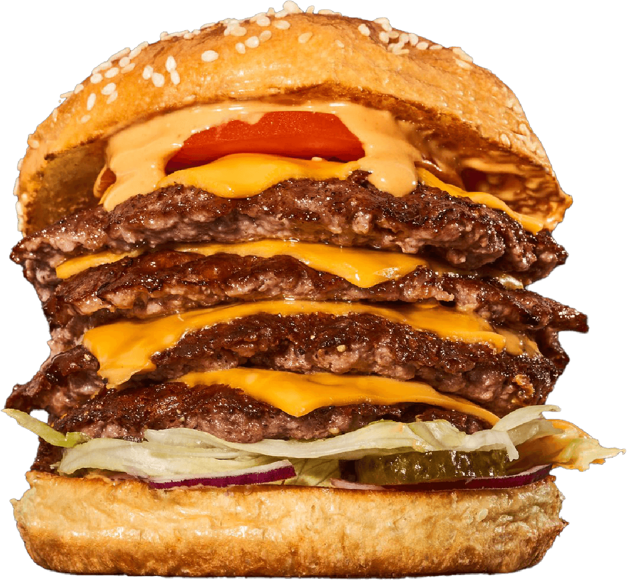 Burgerism double cheesed smash burger