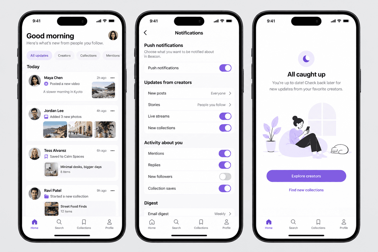 Beacon: Relevant updates on your terms