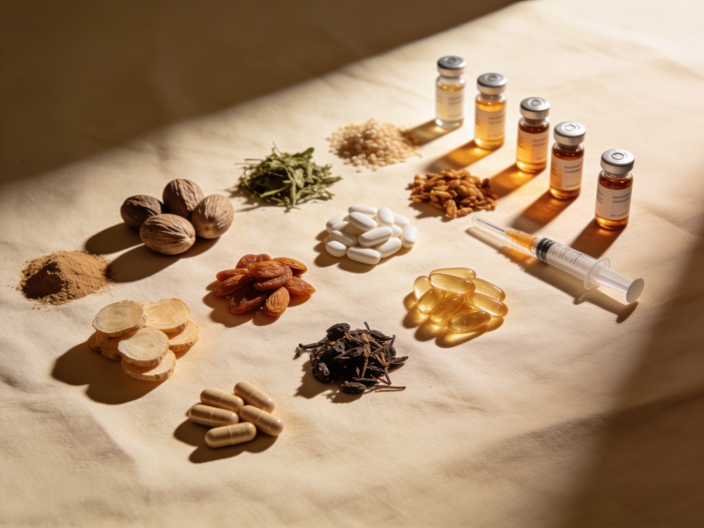 Serene treatment room with warm walnut wood paneling, a single massage table on a woven rug, floating stone shelf with apothecary bottles, and a fiber optic star ceiling