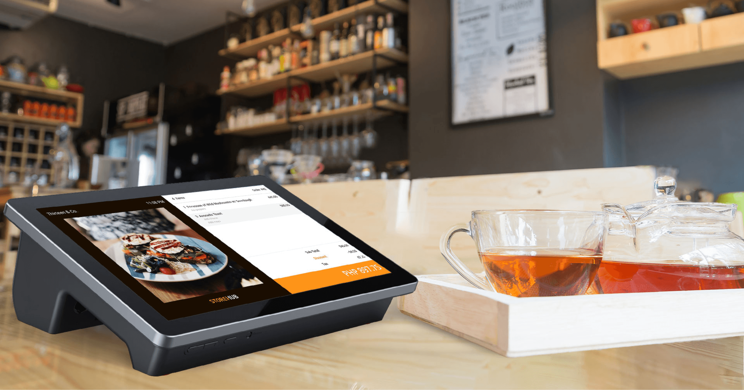 StoreHub POS in a Cafe