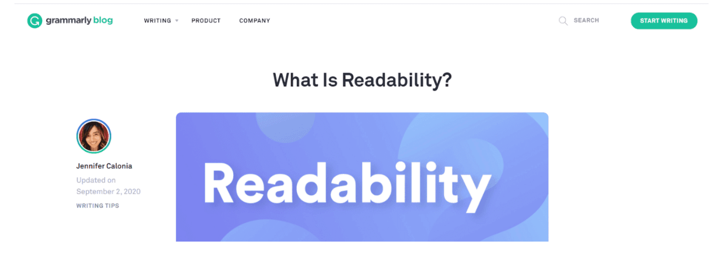 Grammarly headline