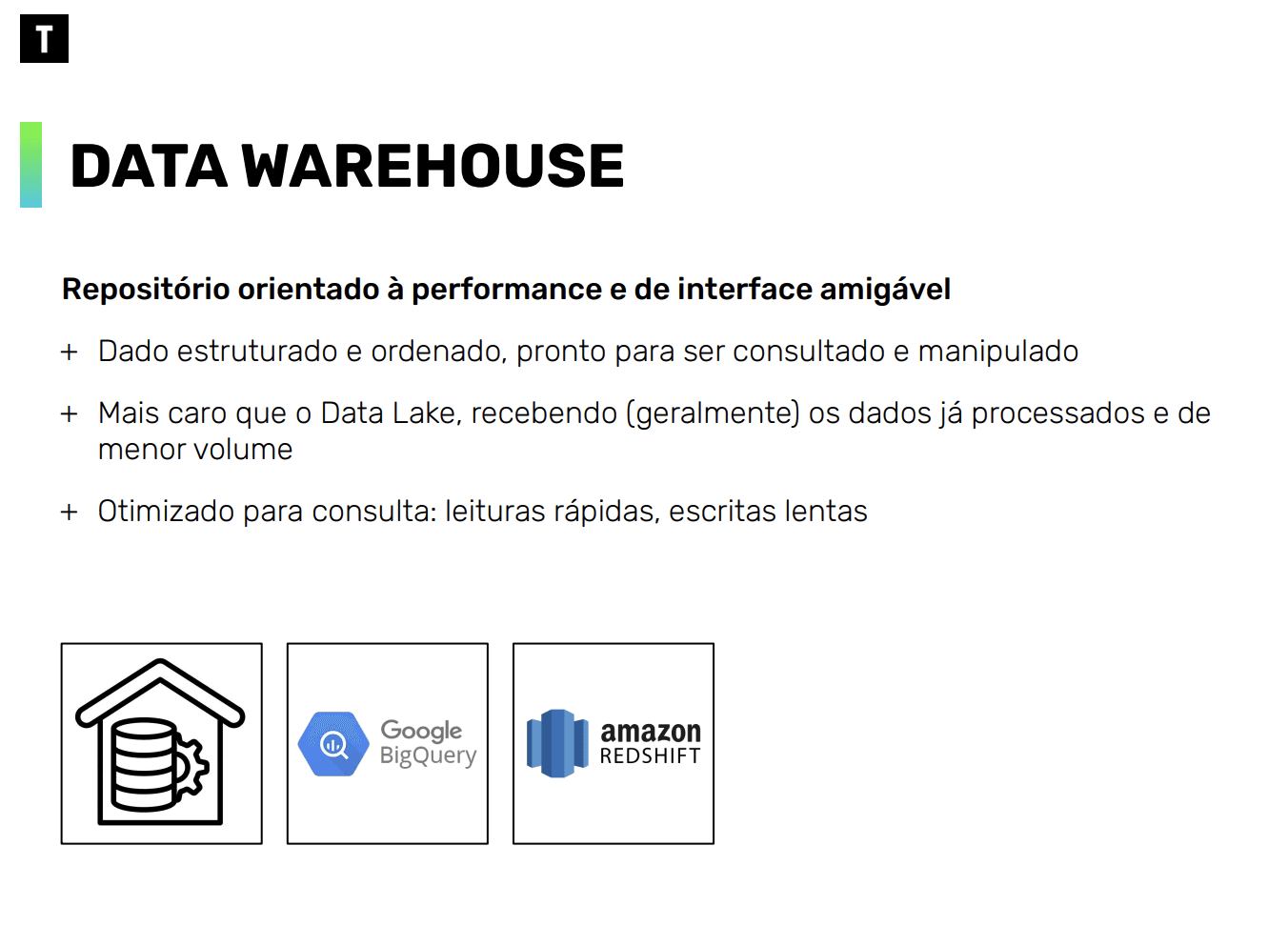 data warehouse caracteristicas