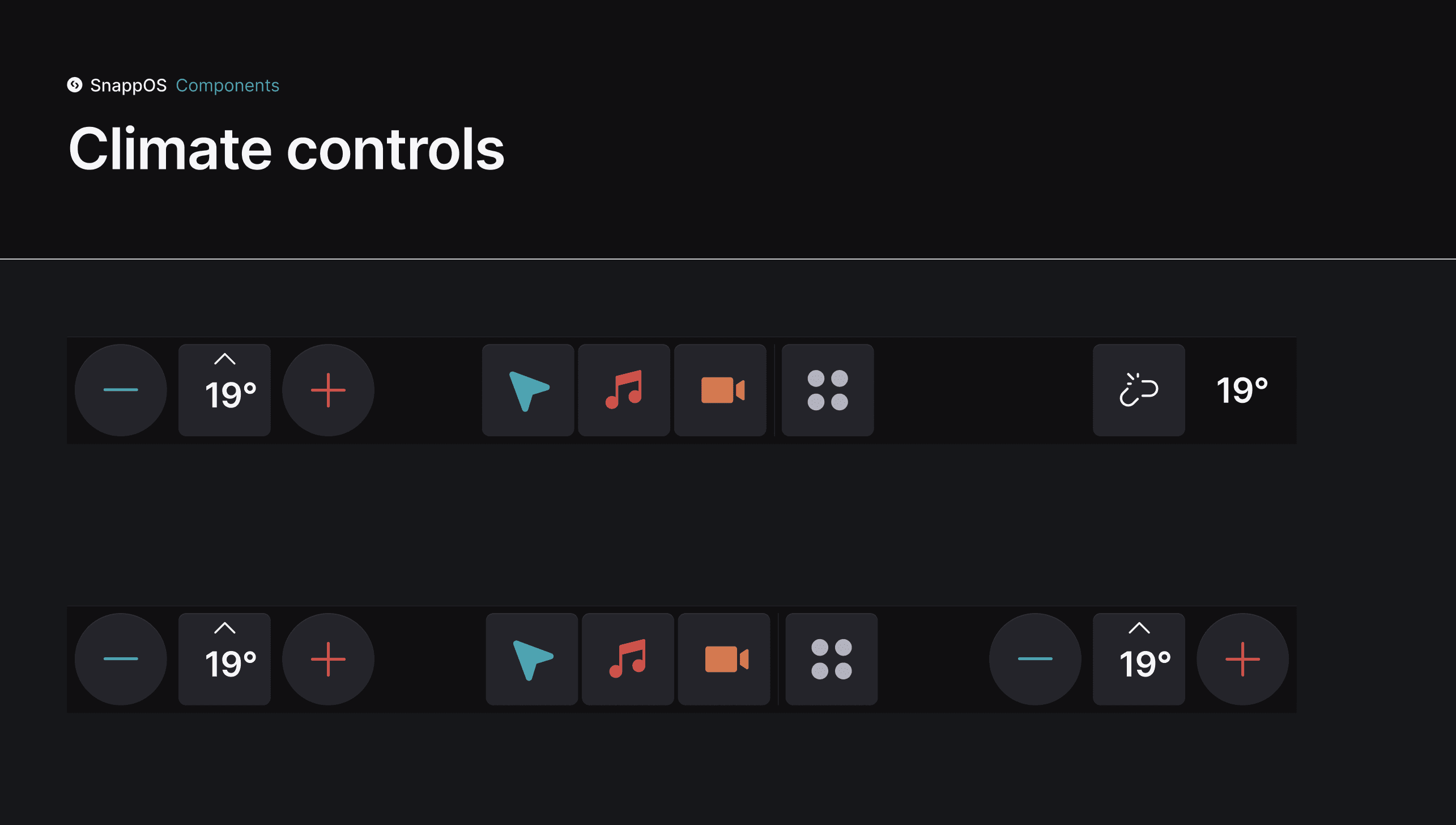 Custom climate controls