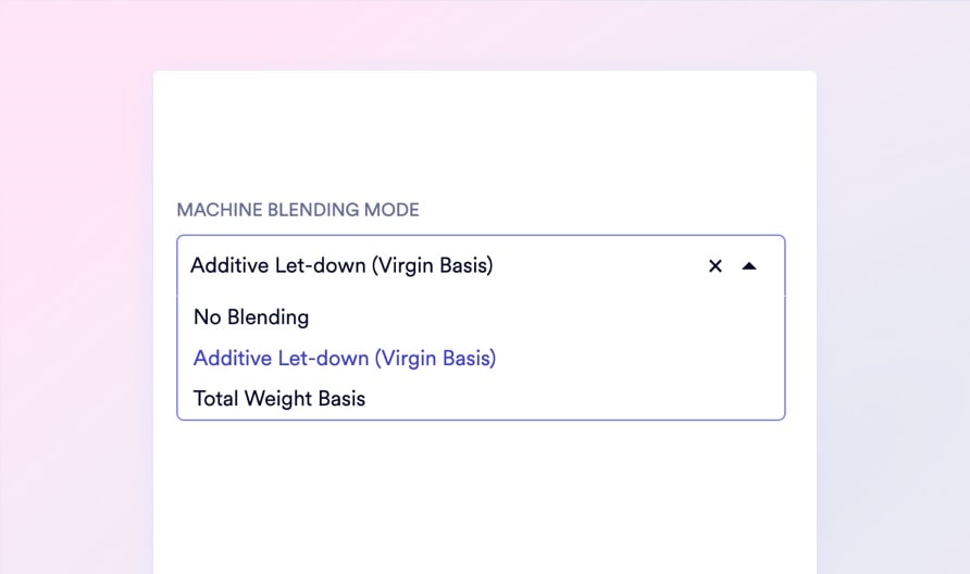 Process Manufacturing Settings