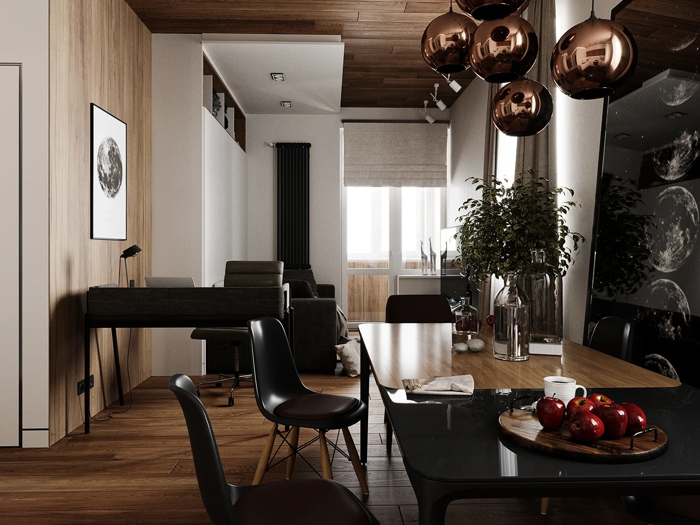 Détail — voilage en lin et lumière du jour.