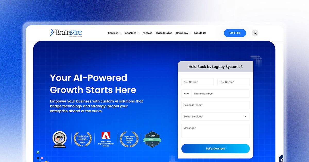  Brainvire As leading eCommerce developers in the USA