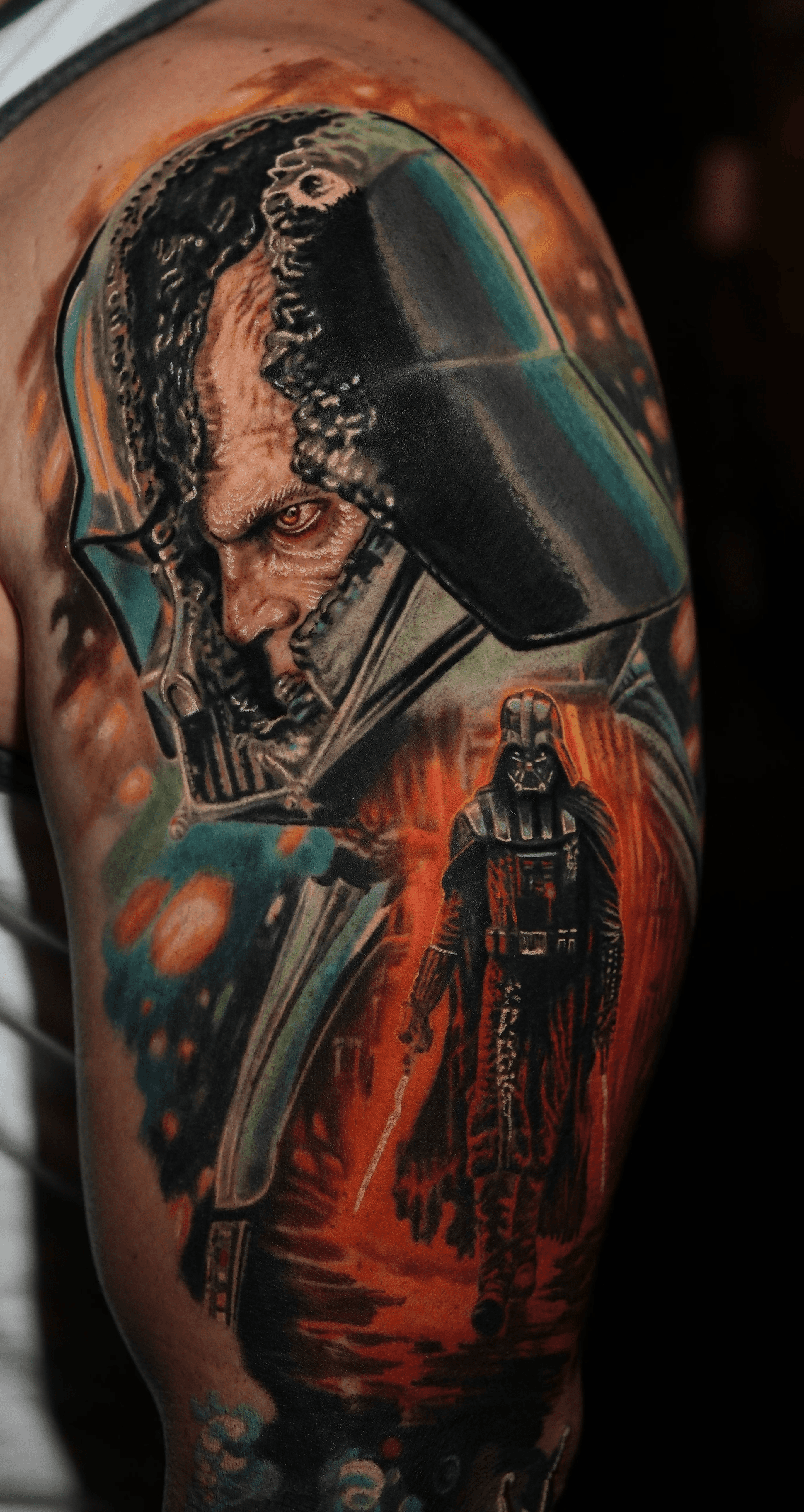 Concetrated triathlete grayscale