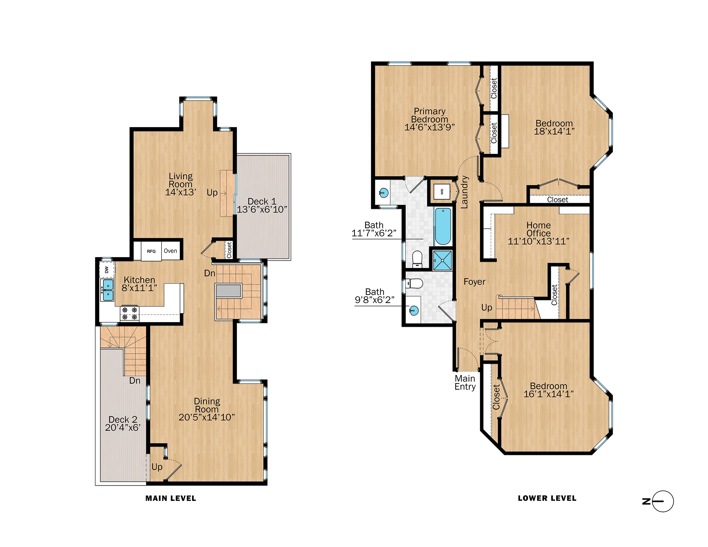 Clay Steet Floor Plans