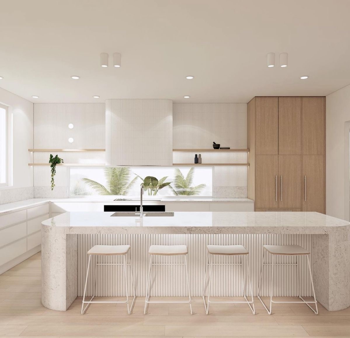 elegant bedroom with lamps