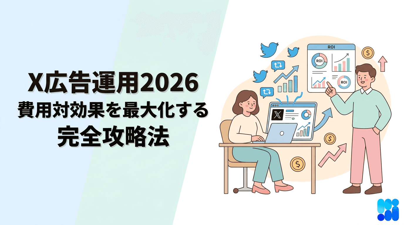 【2026年版】X（旧Twitter）広告完全ガイド｜キャンペーン設定・ターゲティング・費用対効果の最大化まで解説