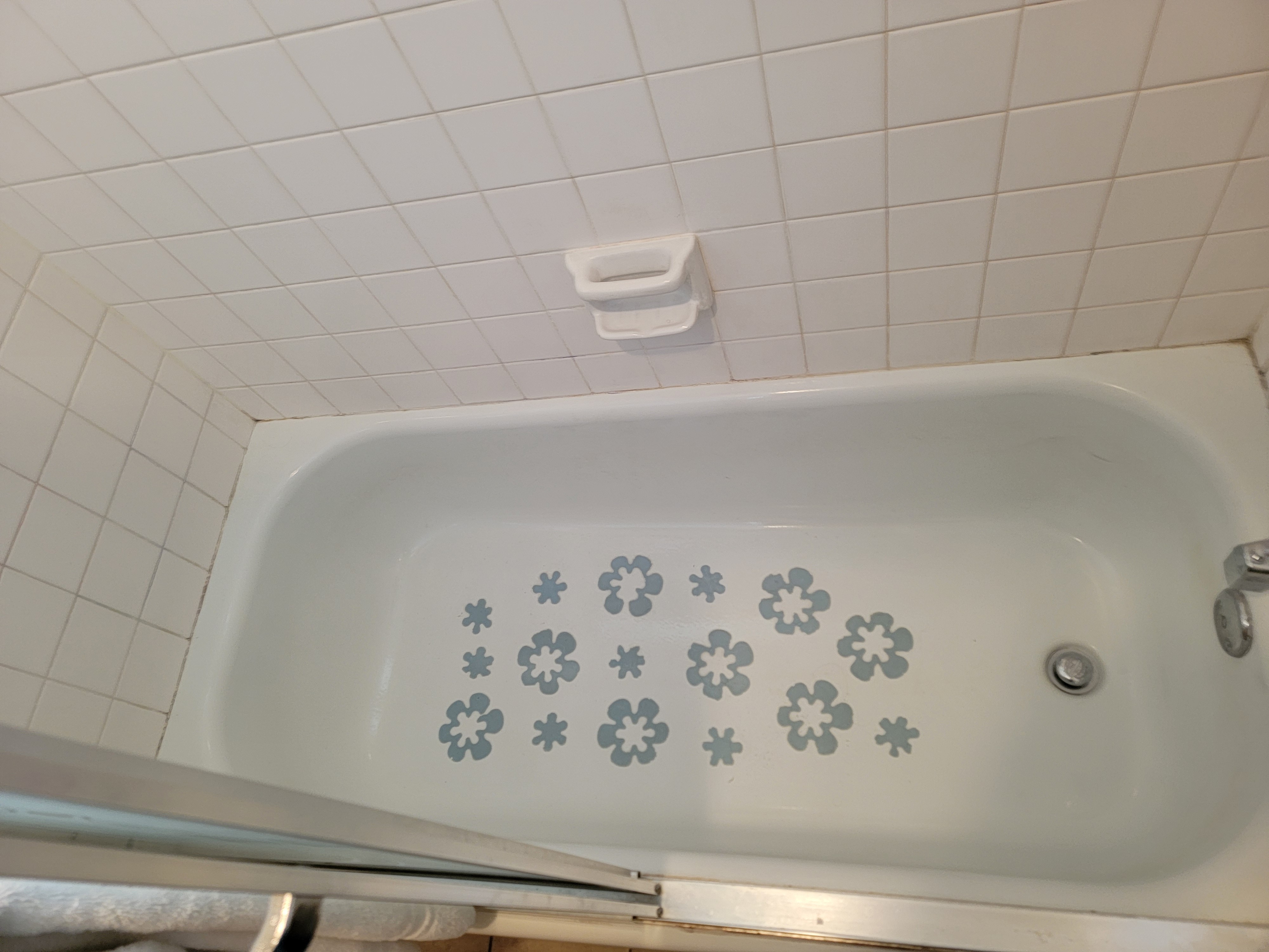 leaking old tub with tile to be replaced
