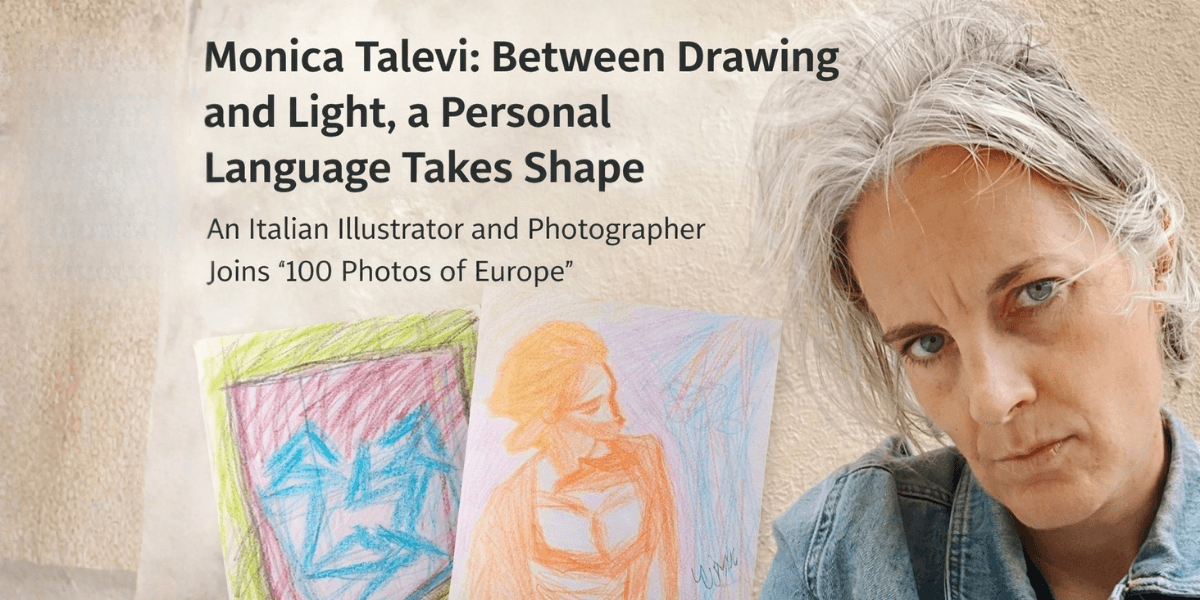 Monica Talevi, Italian illustrator and photographer, blends drawing and photography in her unique, autobiographical artwork.