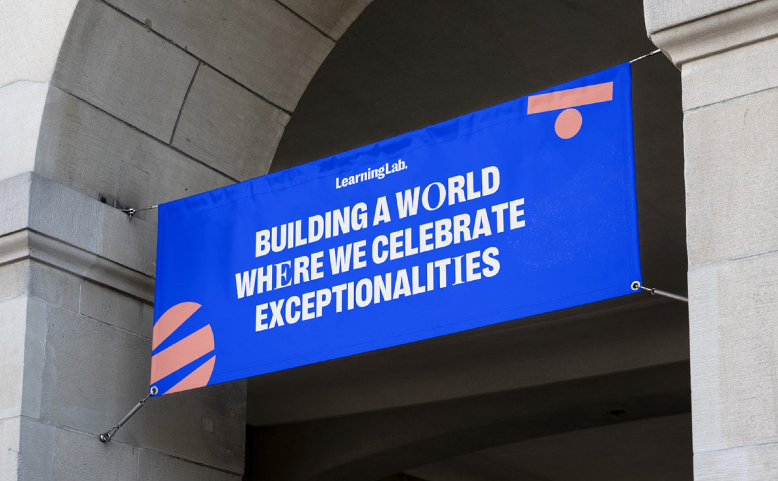 Banner design for disability organization