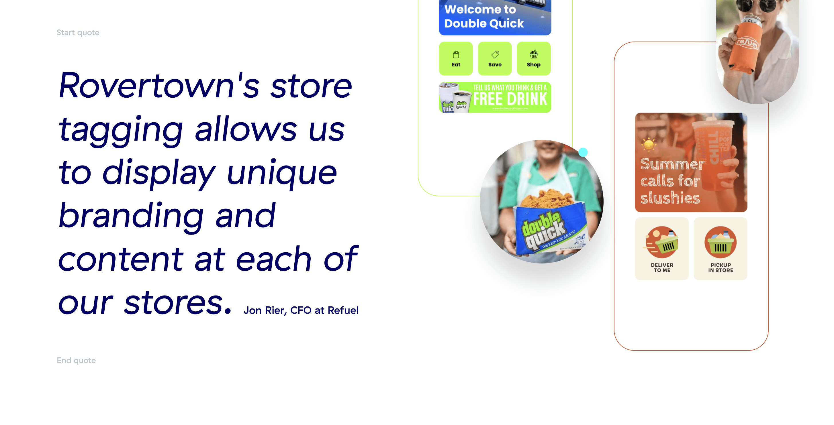 Two screenshots of the website home page