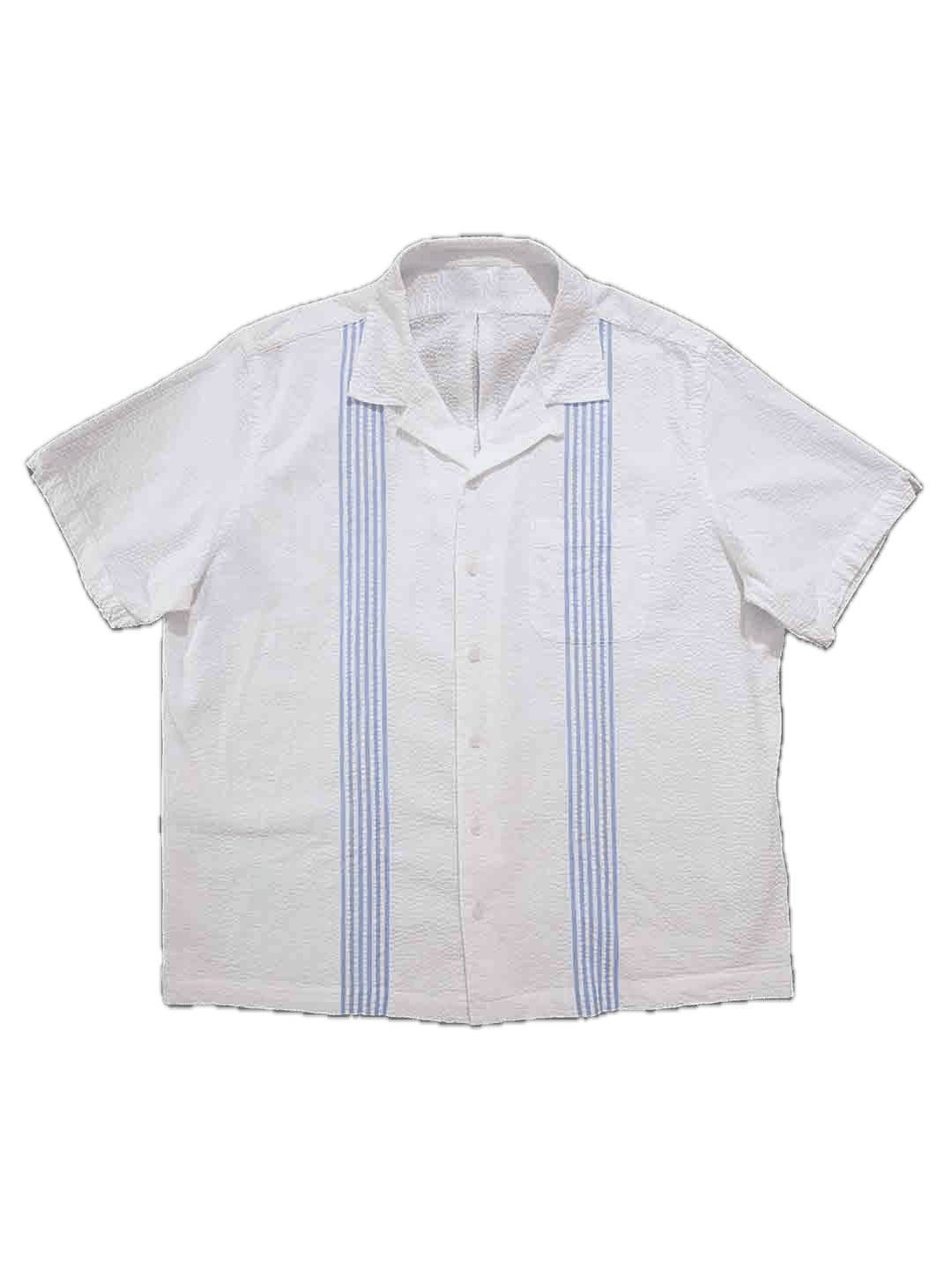 flat lay image of a short sleeves shirt