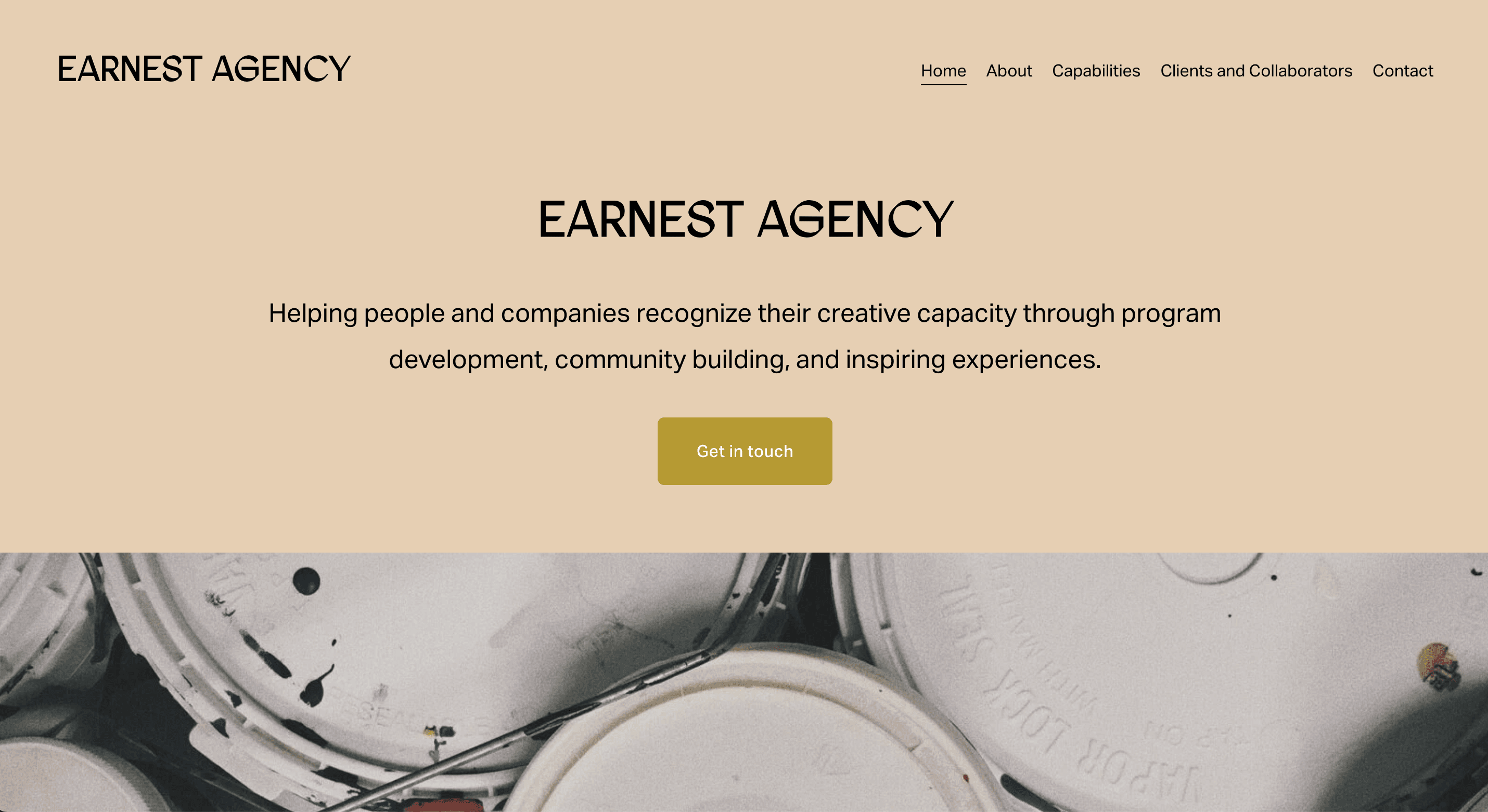 Earnest Agency Homepage