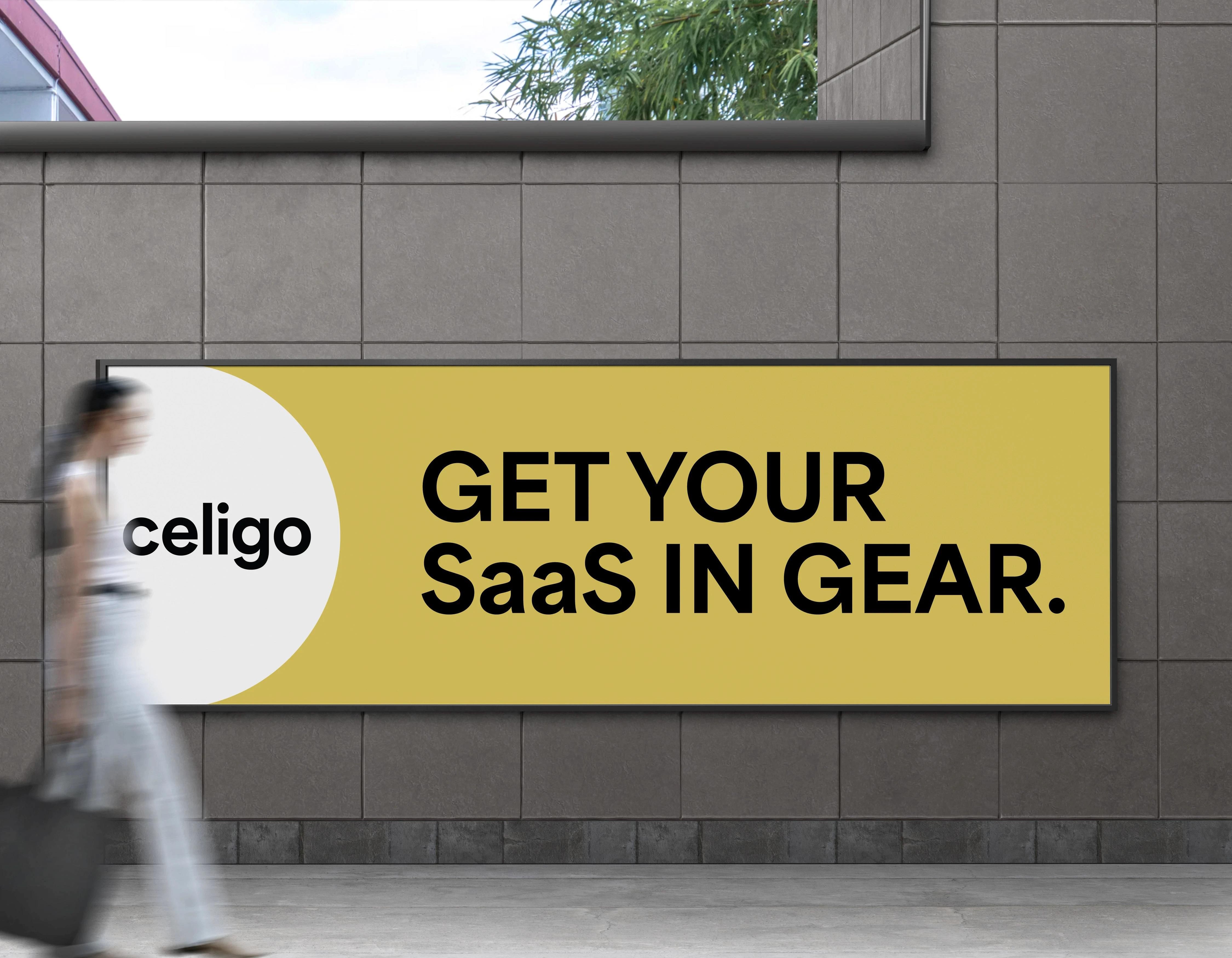 A new Celigo billboard with a cheeky headline