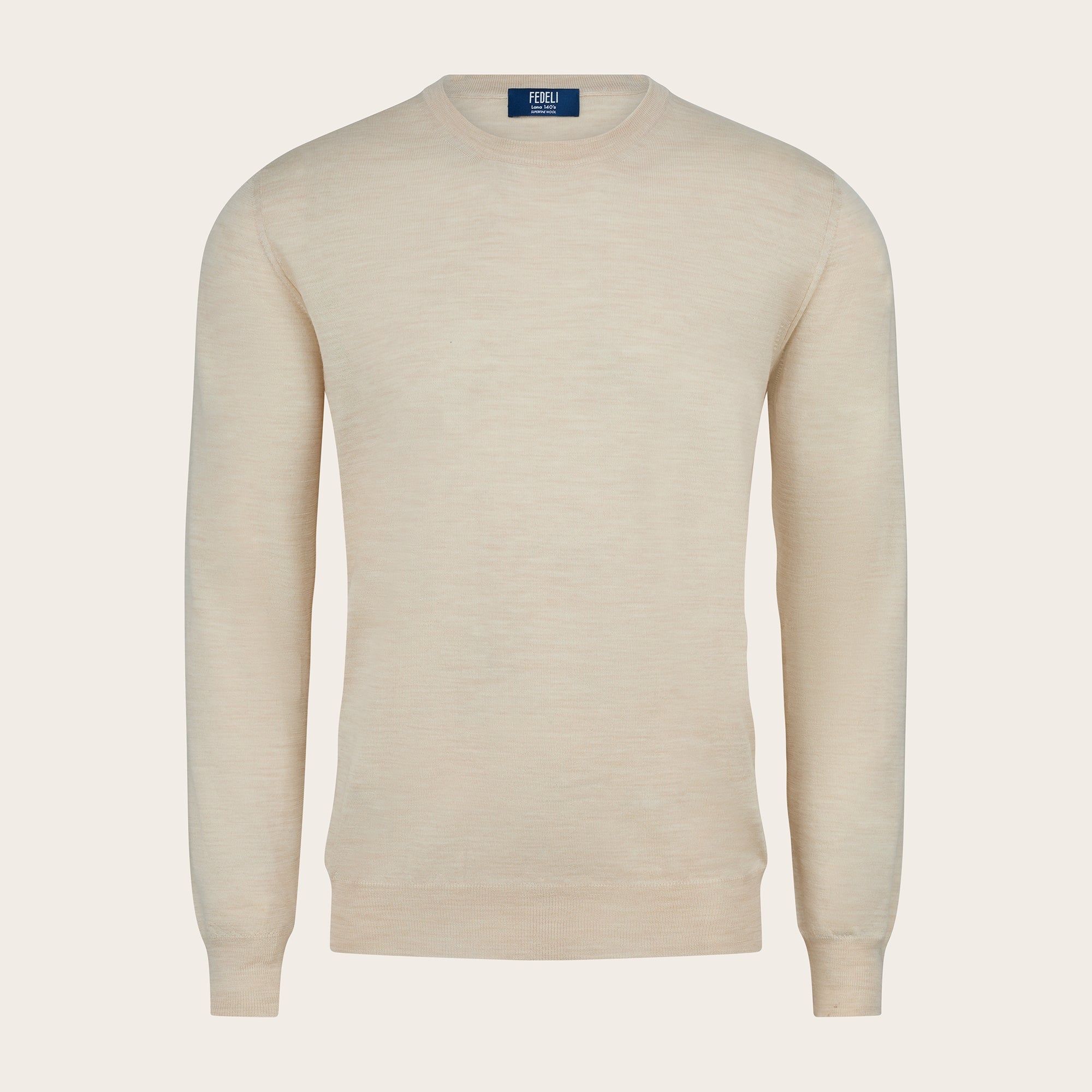 Lana Wool Crewneck Jumper - Mandelli UK