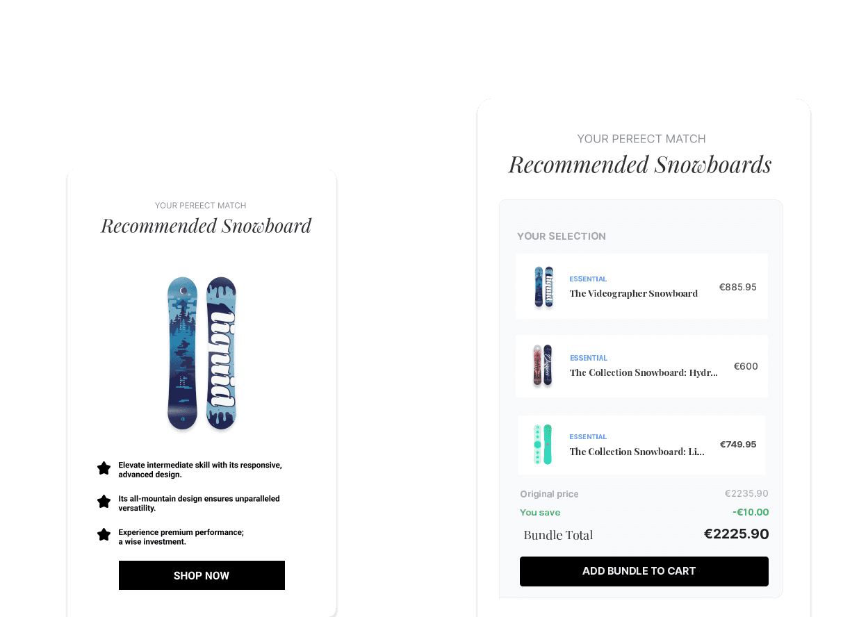 Multiple brand comination