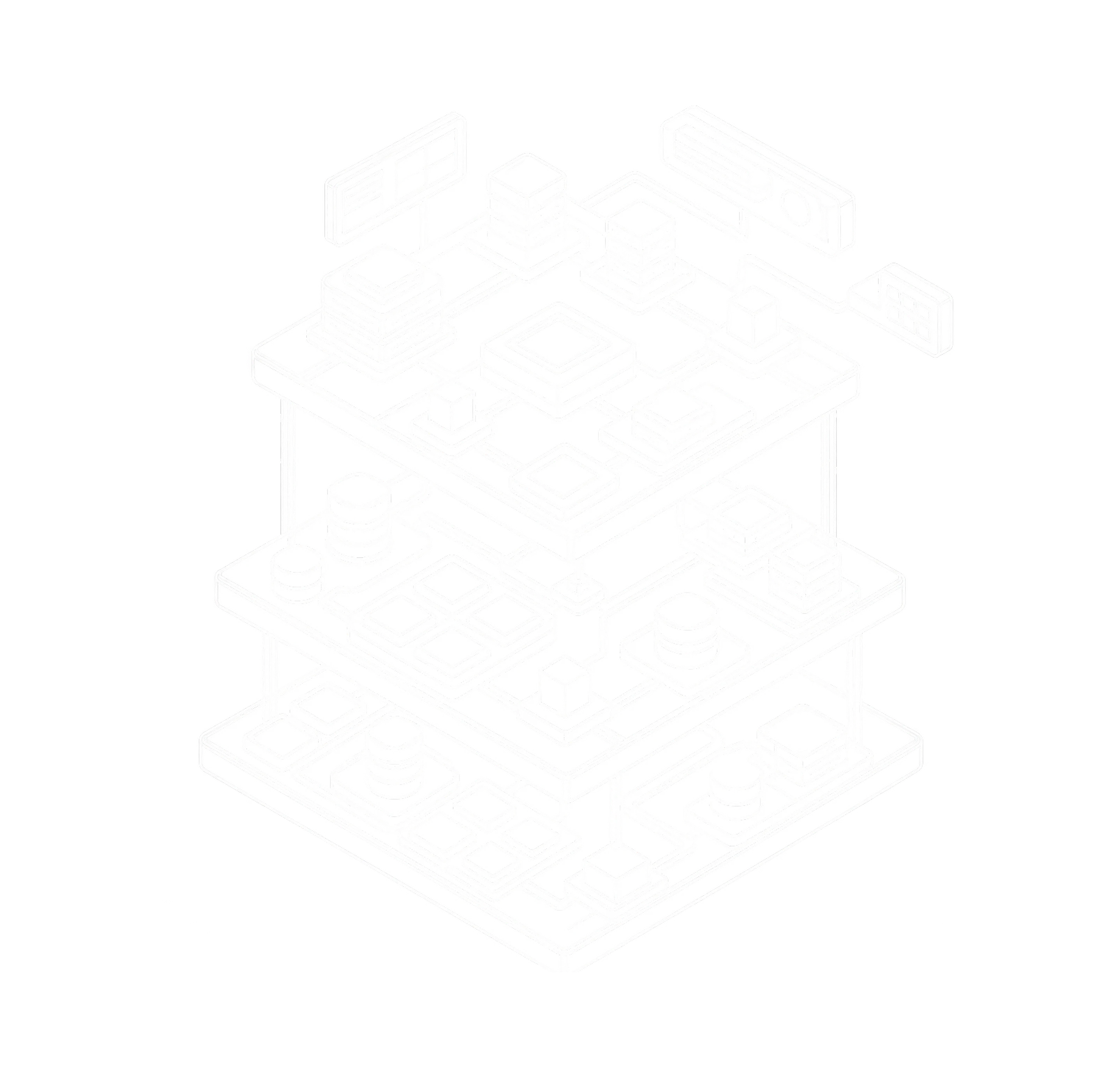 Design system token architecture diagram