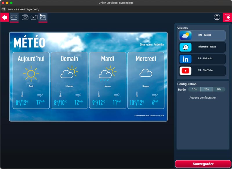 Weezago | Logiciel Affichage Dynamique Digital Signage | CMS SaaS