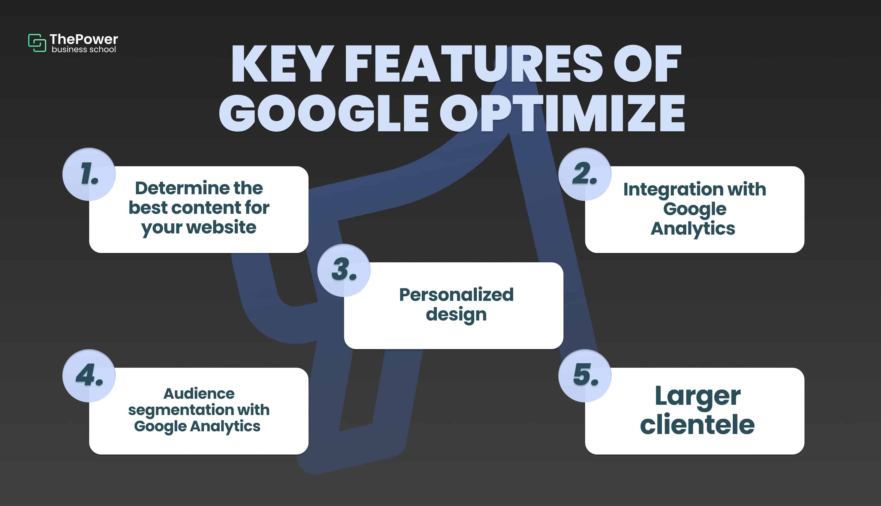 Features of google optimize