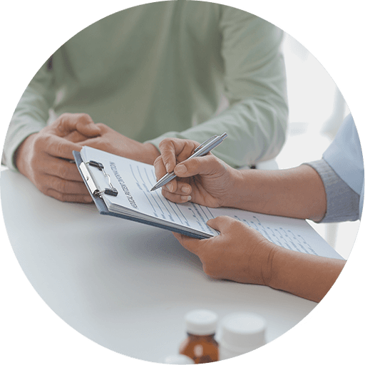 Girl smiling with coffee mug