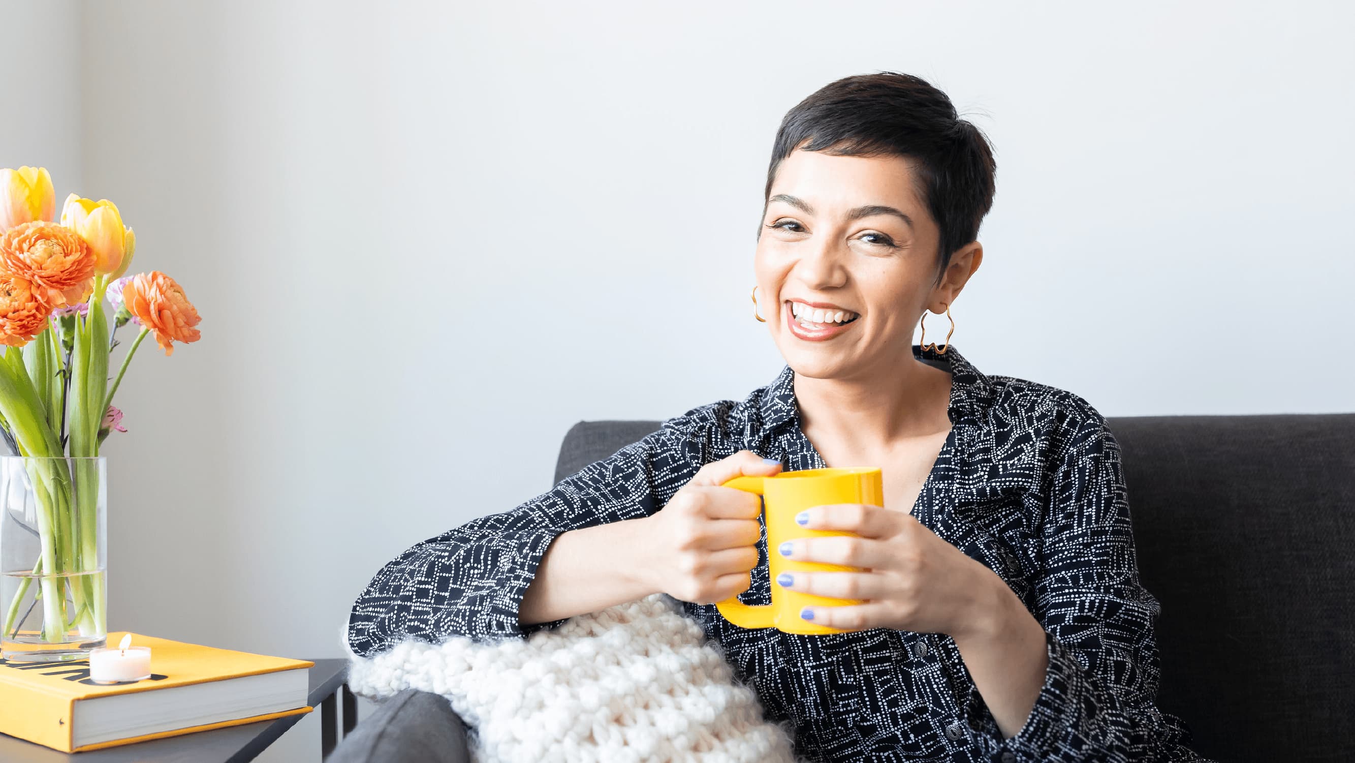 brand designer smiling