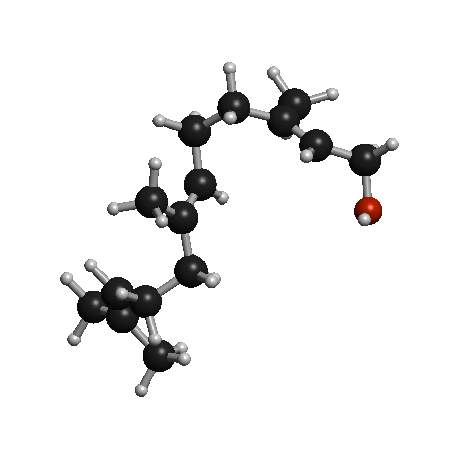 Farnesol molecular structure