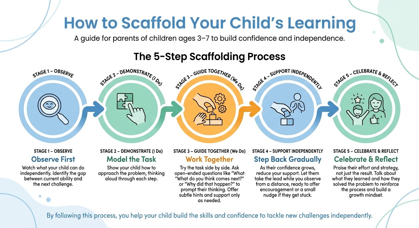 Scaffolding in Education: The Step-by-Step Support Framework for Parents