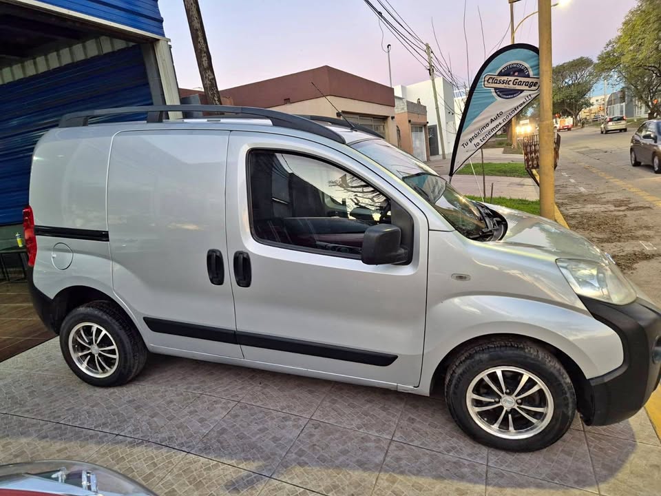 front view of red car