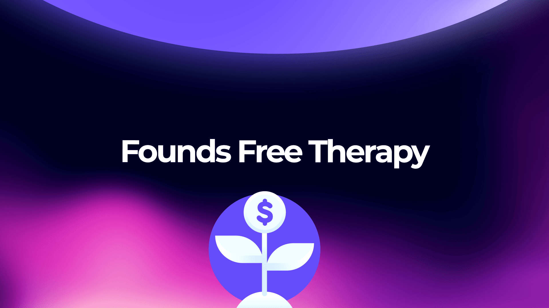UI icon design featuring a dollar sign growing as a plant. Symbolizes financial growth and the value of 'free' support, aligning visual language with the non-profit's mission of sustainable giving.