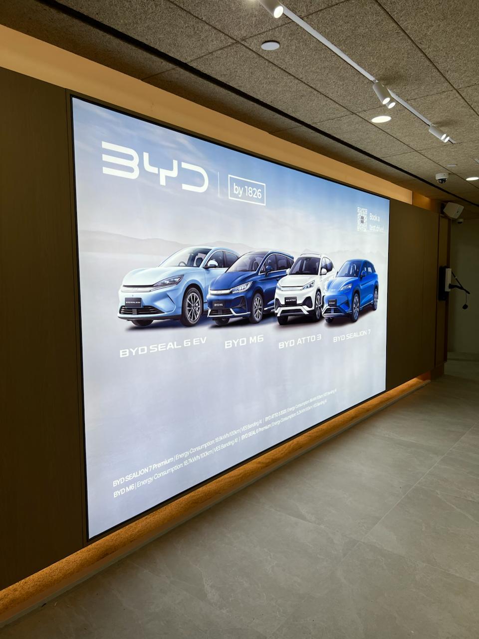 BYD fabric lightbox