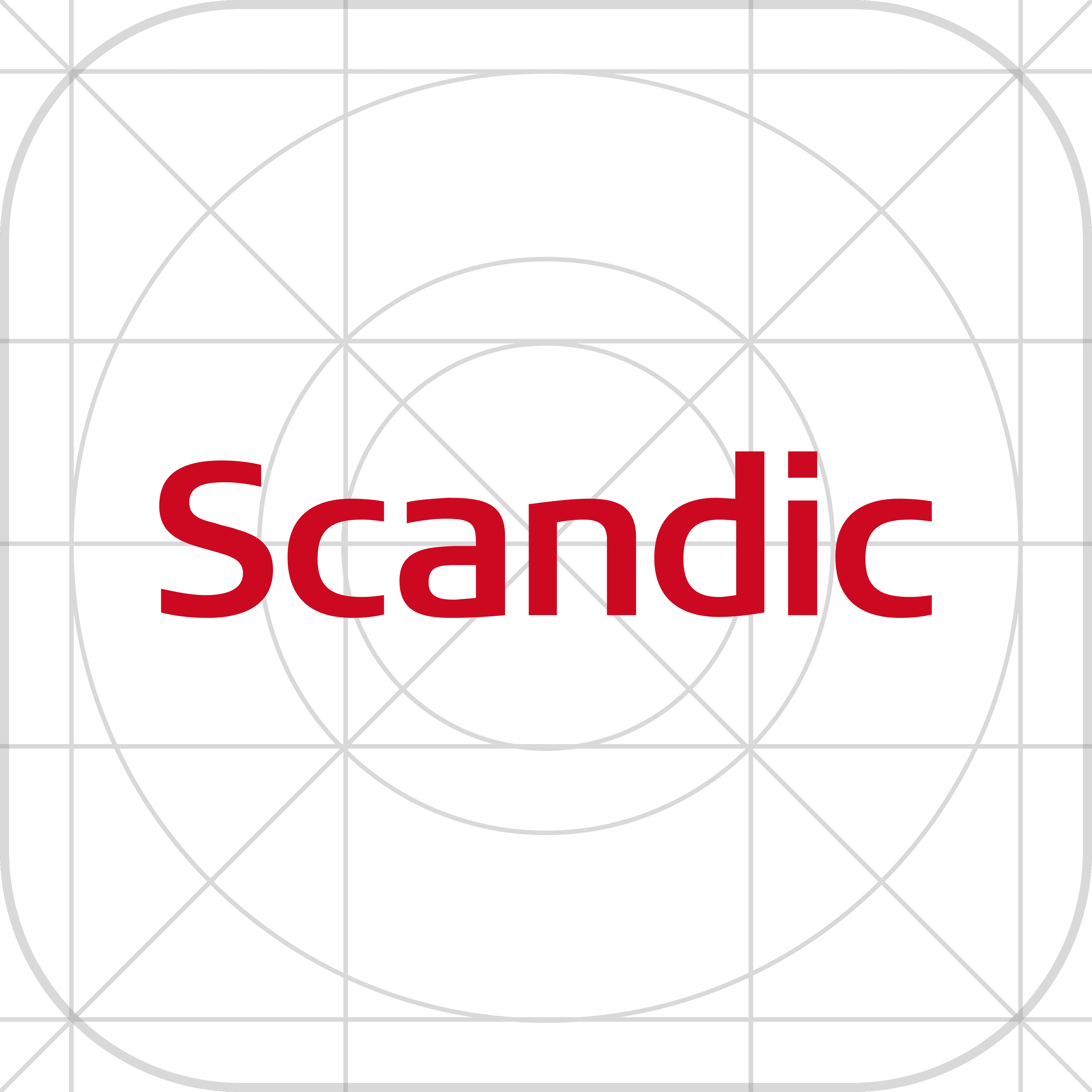 Scandic app logo.