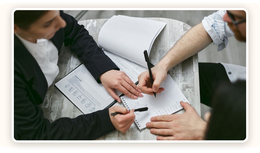 One-on-one coaching session