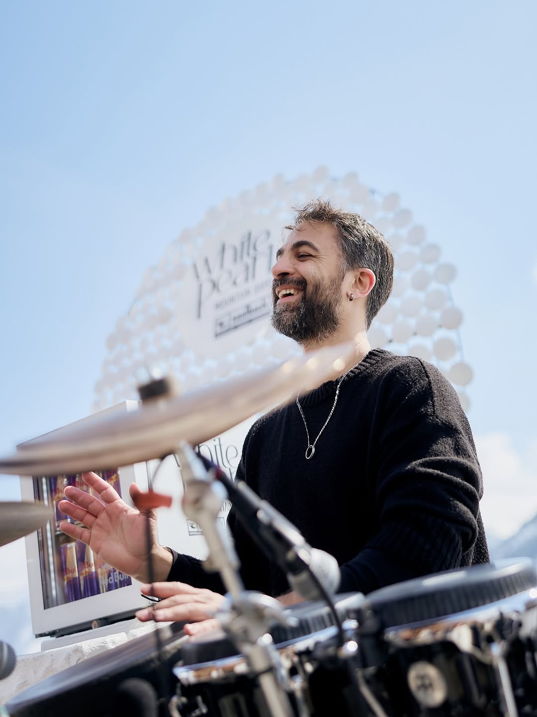 Onur Seçki performing live at White Pearl Mountain Days Festival, Austria