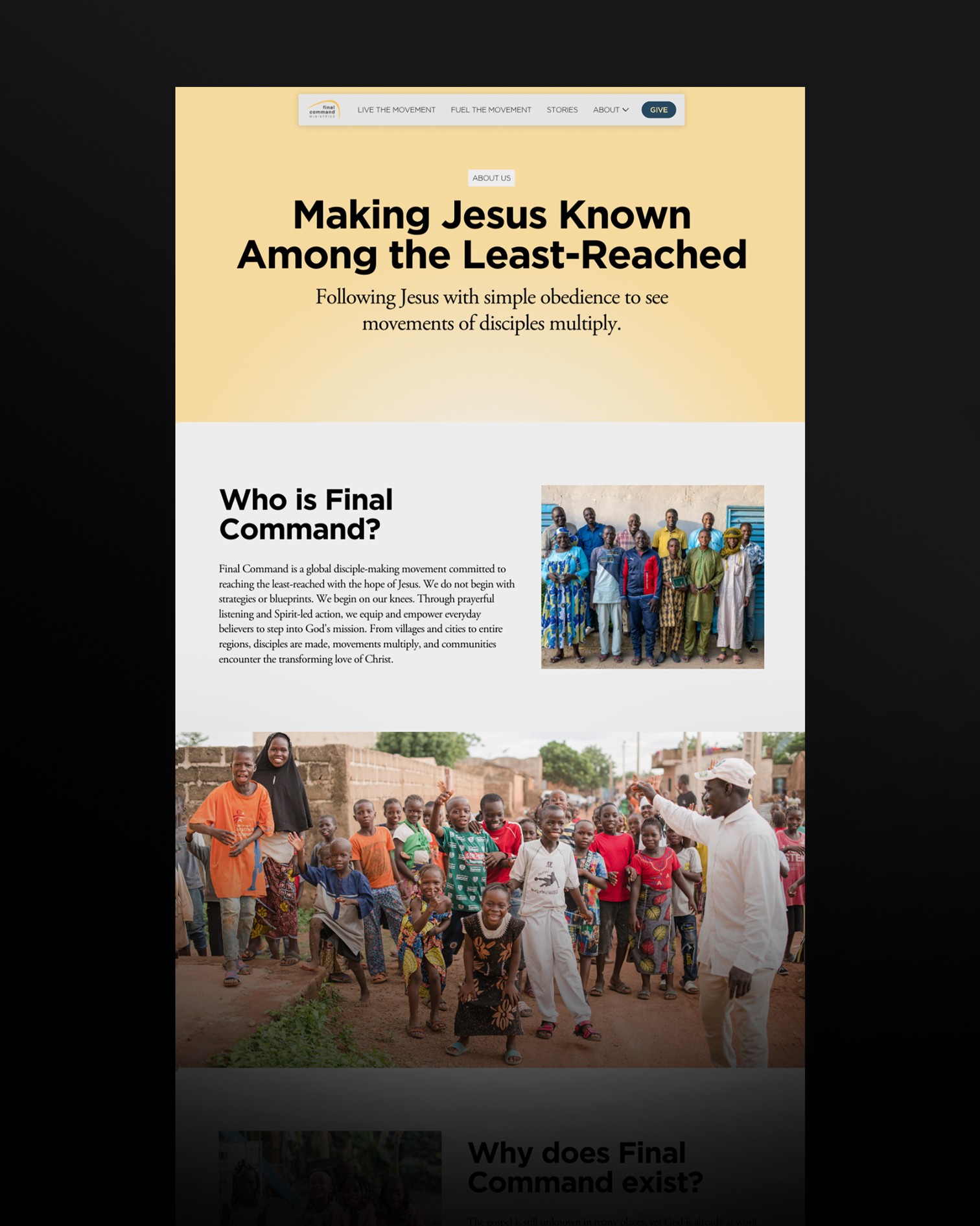 Final Command Mock Up