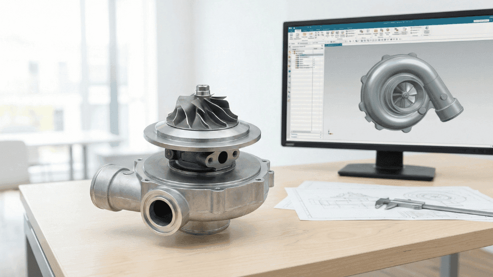 turbine design in PTC Creo