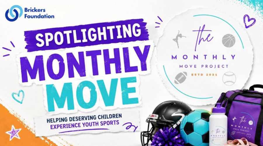 Monthly Move Project is being highlighted by The Brickers Foundation