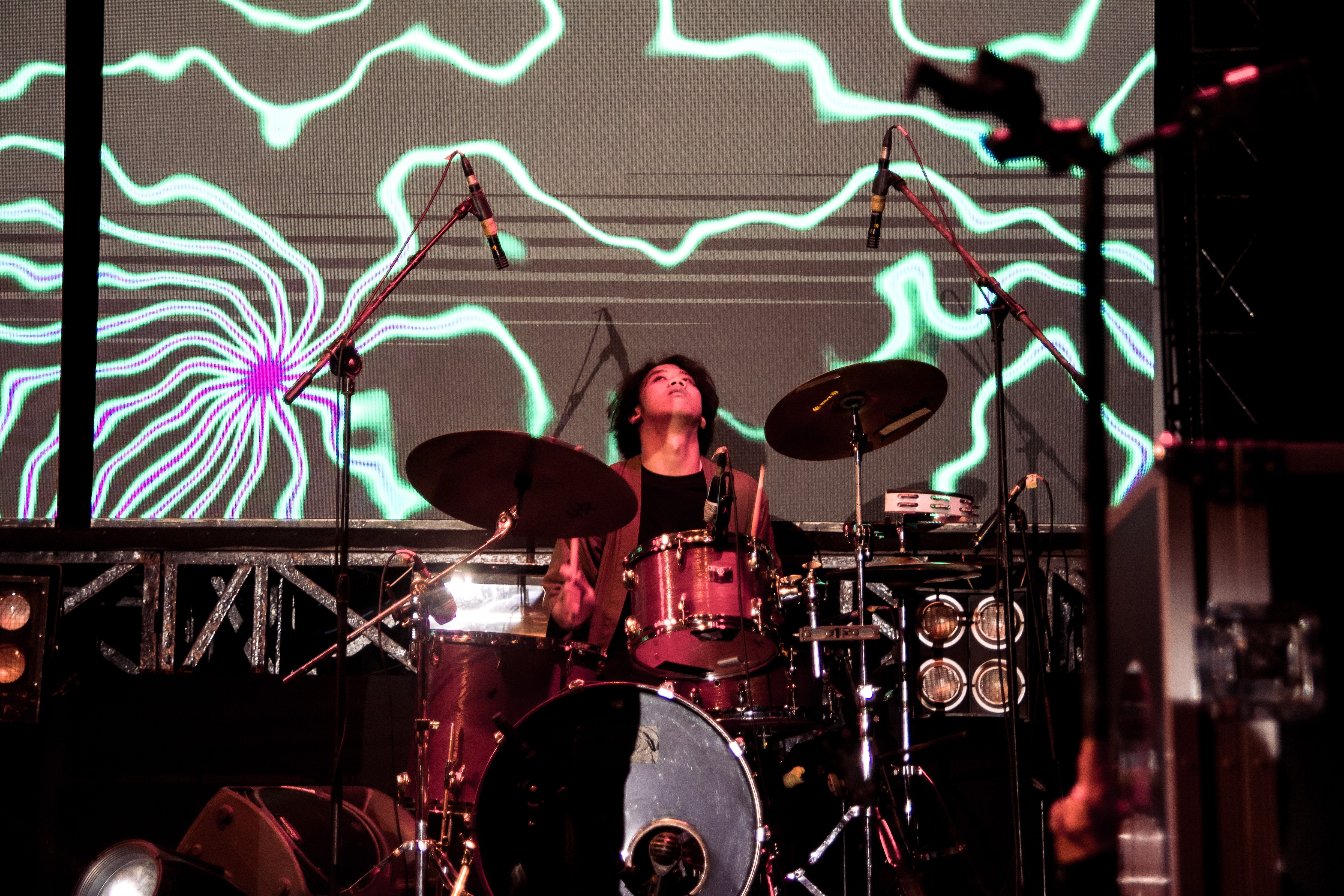 Drummer of Layung Temaram, Perform at Road to Soundrenaline Surabaya