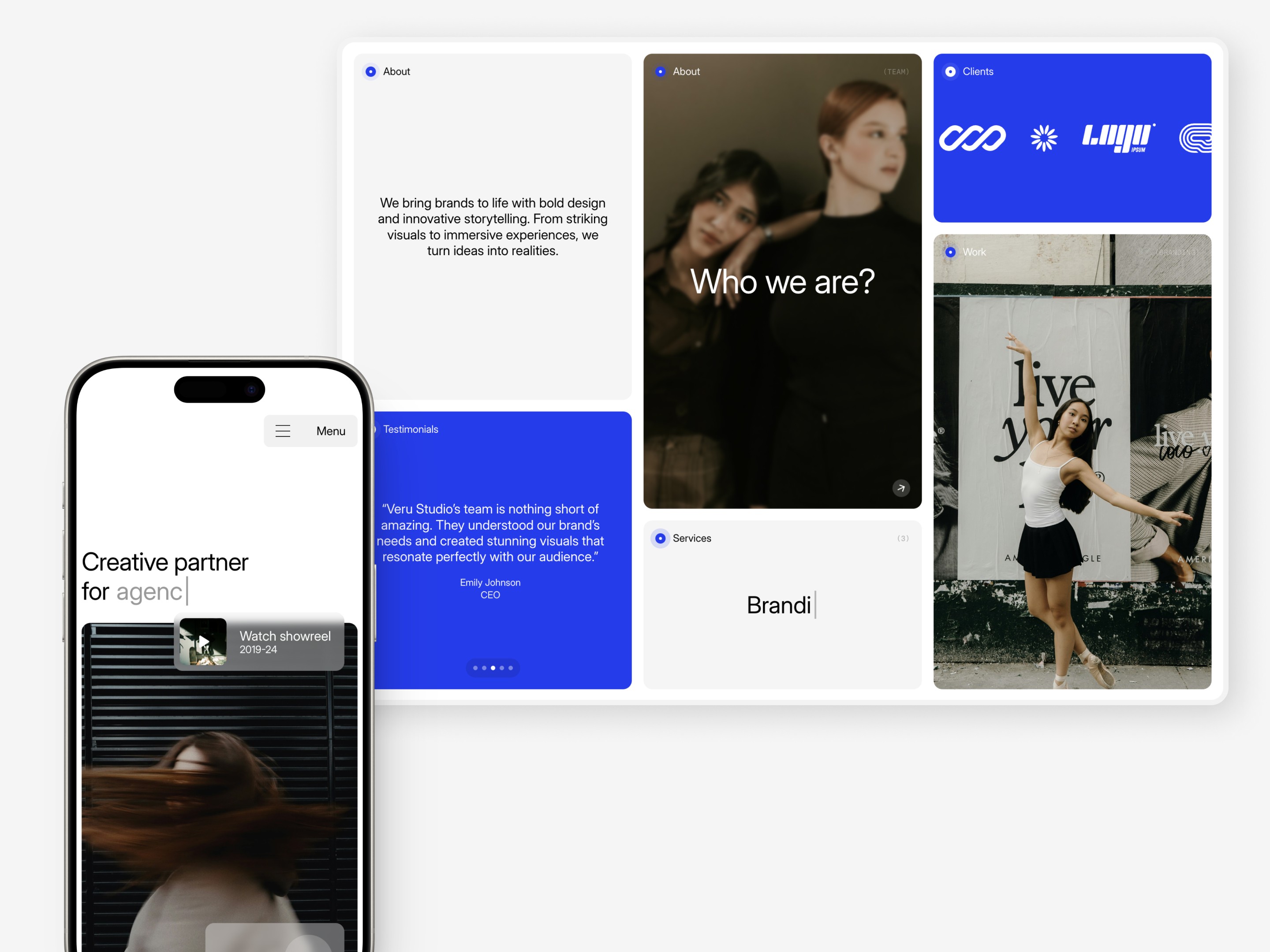 SaaS and Apps Framer template Faded - Features