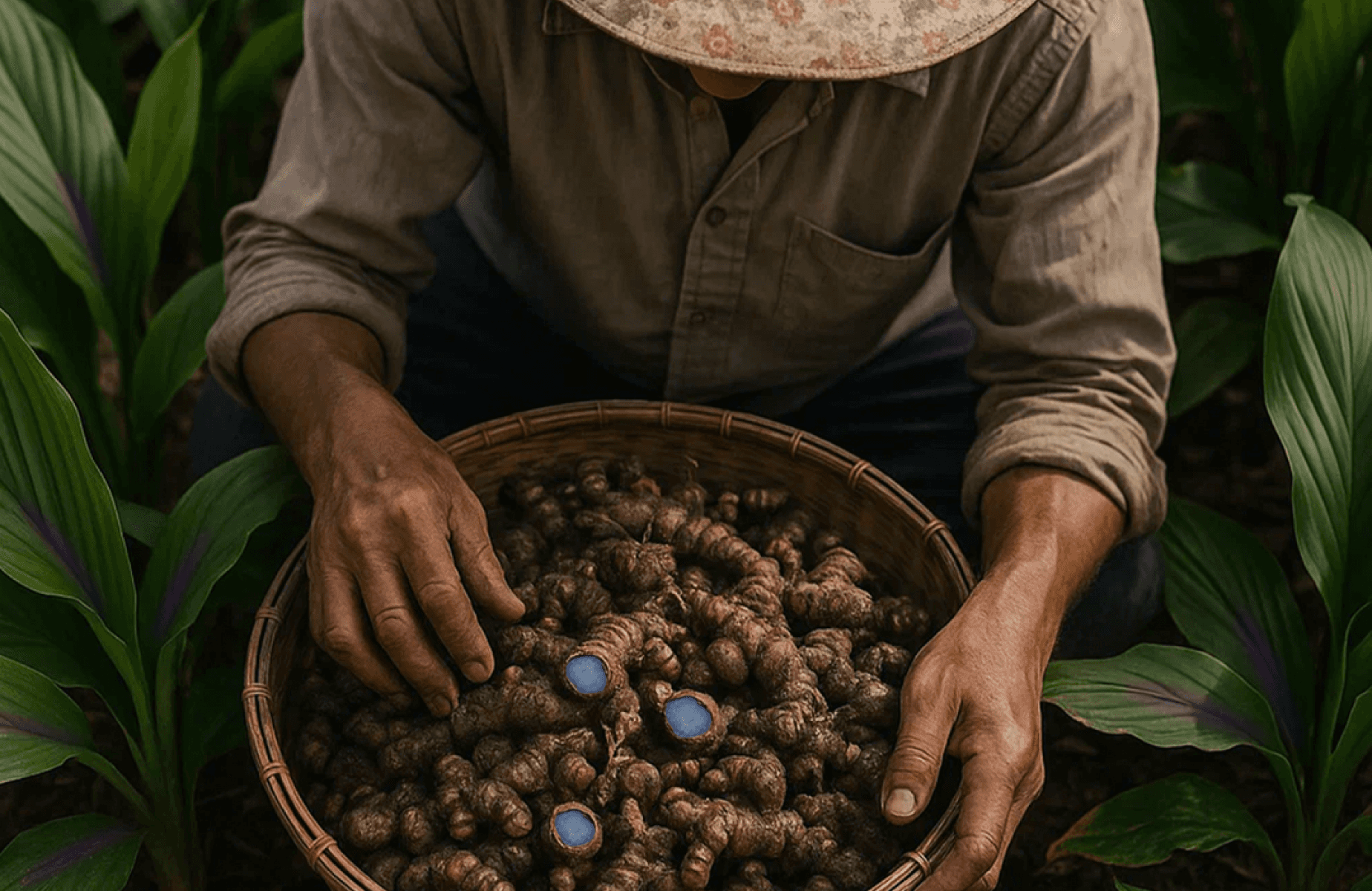 ladang kunyit hitam asli di Malaysia