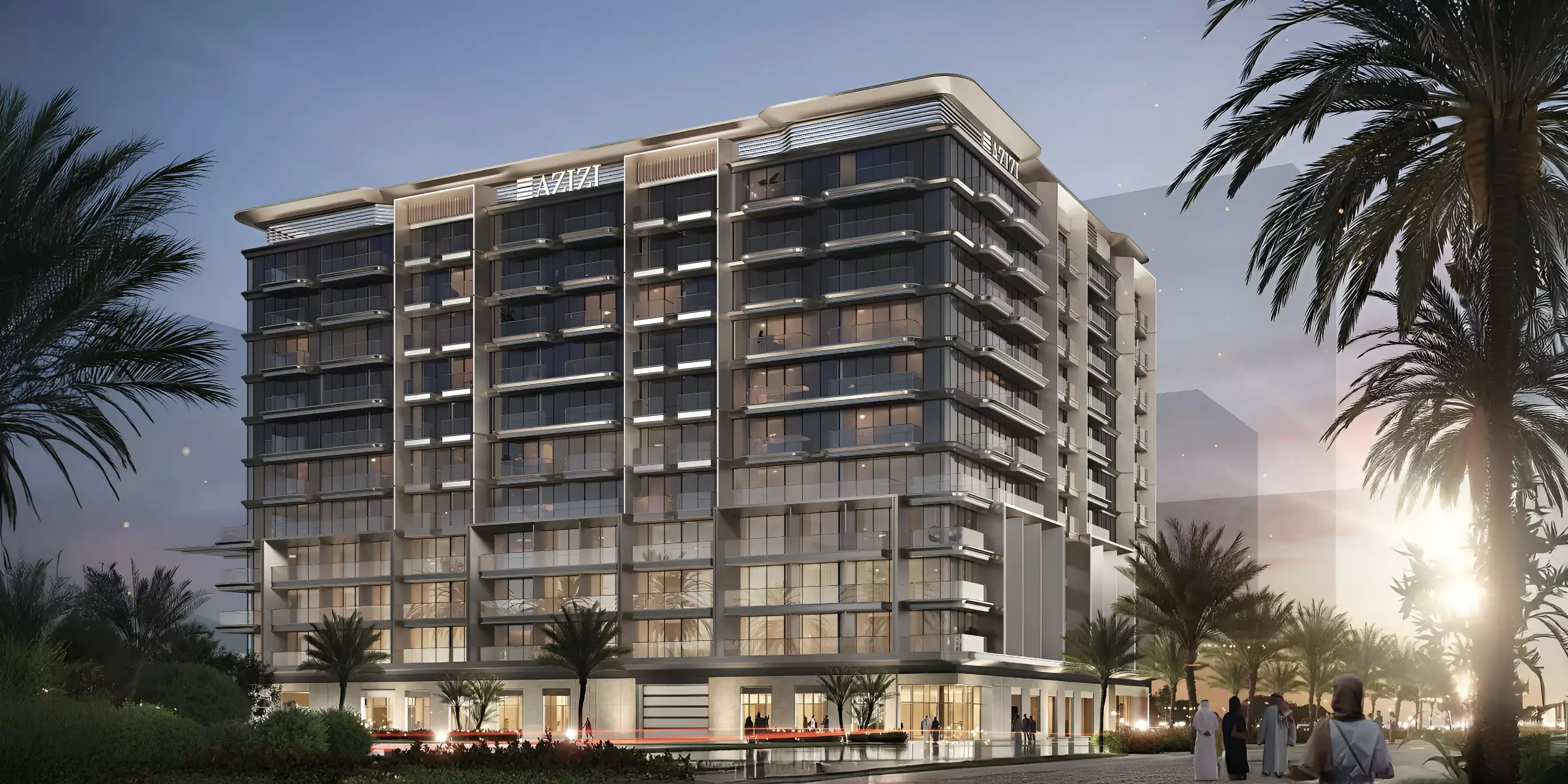 The Azizi Wares hotel in Dubai is under construction, featuring contemporary design elements and a vibrant skyline.
