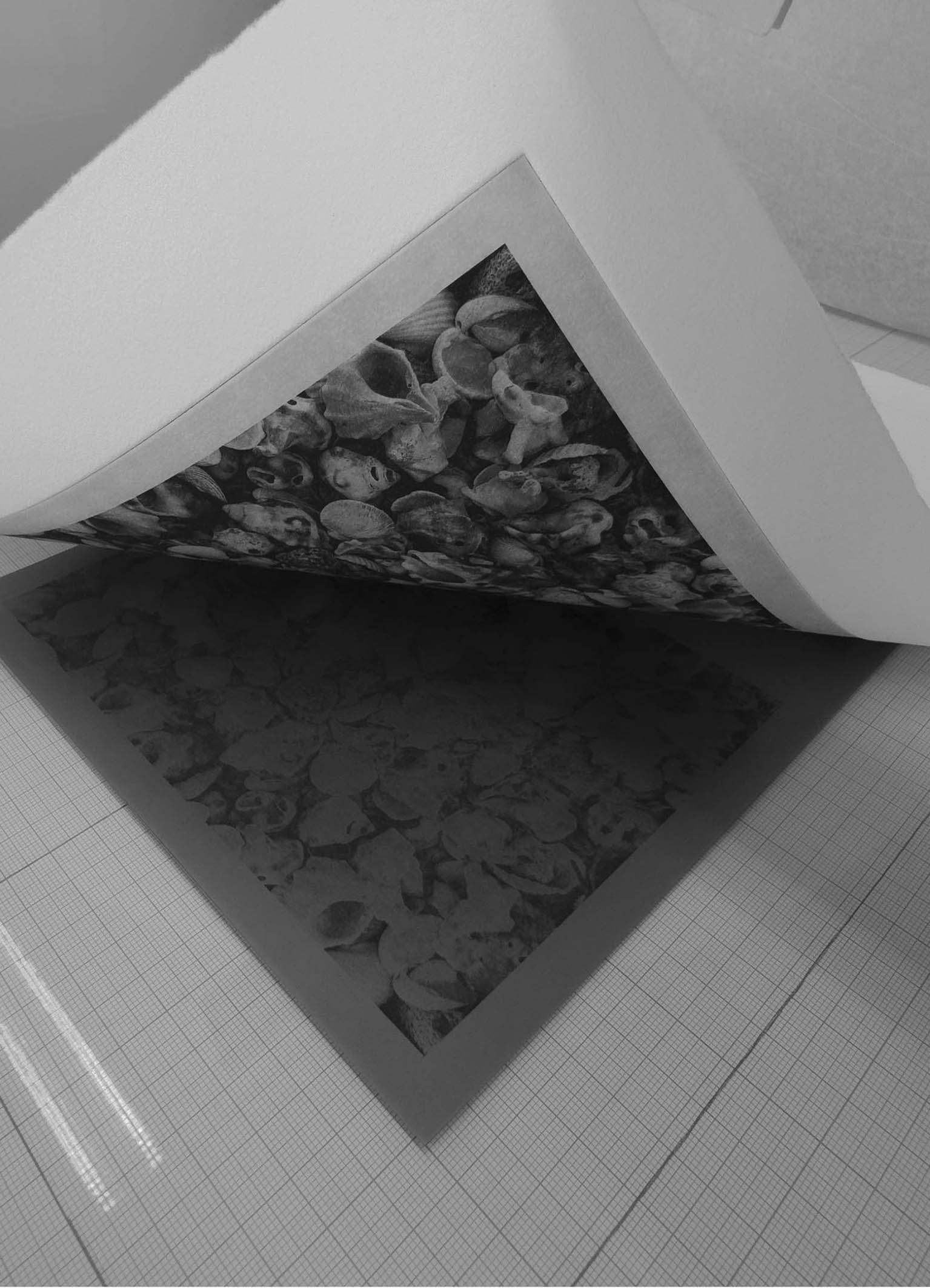 Photogravure plate with platemark